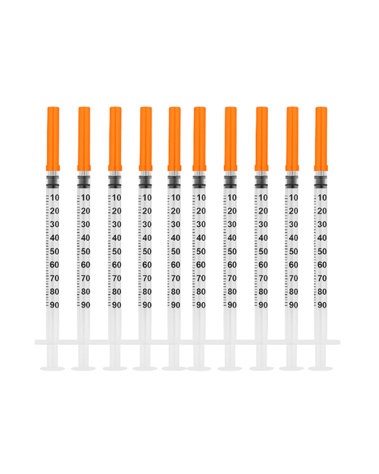 1mL_sterile_syringes_10_pack_individually_sealed_laboratory_supply_Australia - Omega Peptides Australia