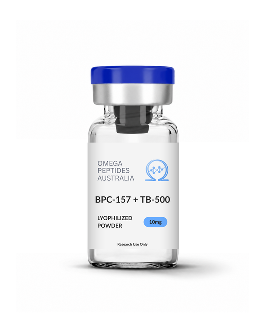 BPC-157 TB-500 peptide blend vial lyophilized powder Australia COA verified
