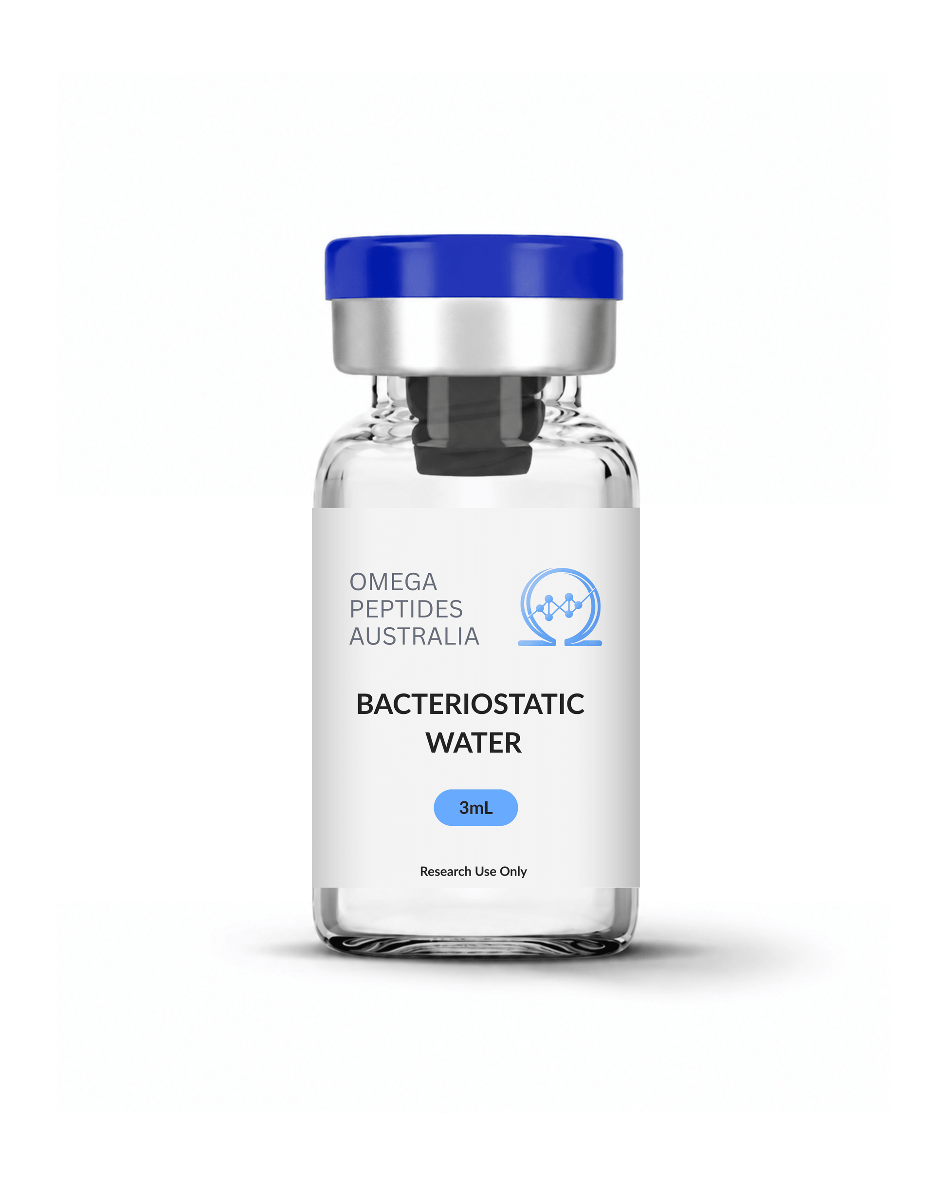 Bacteriostatic Water 3mL - Omega Peptides Australia