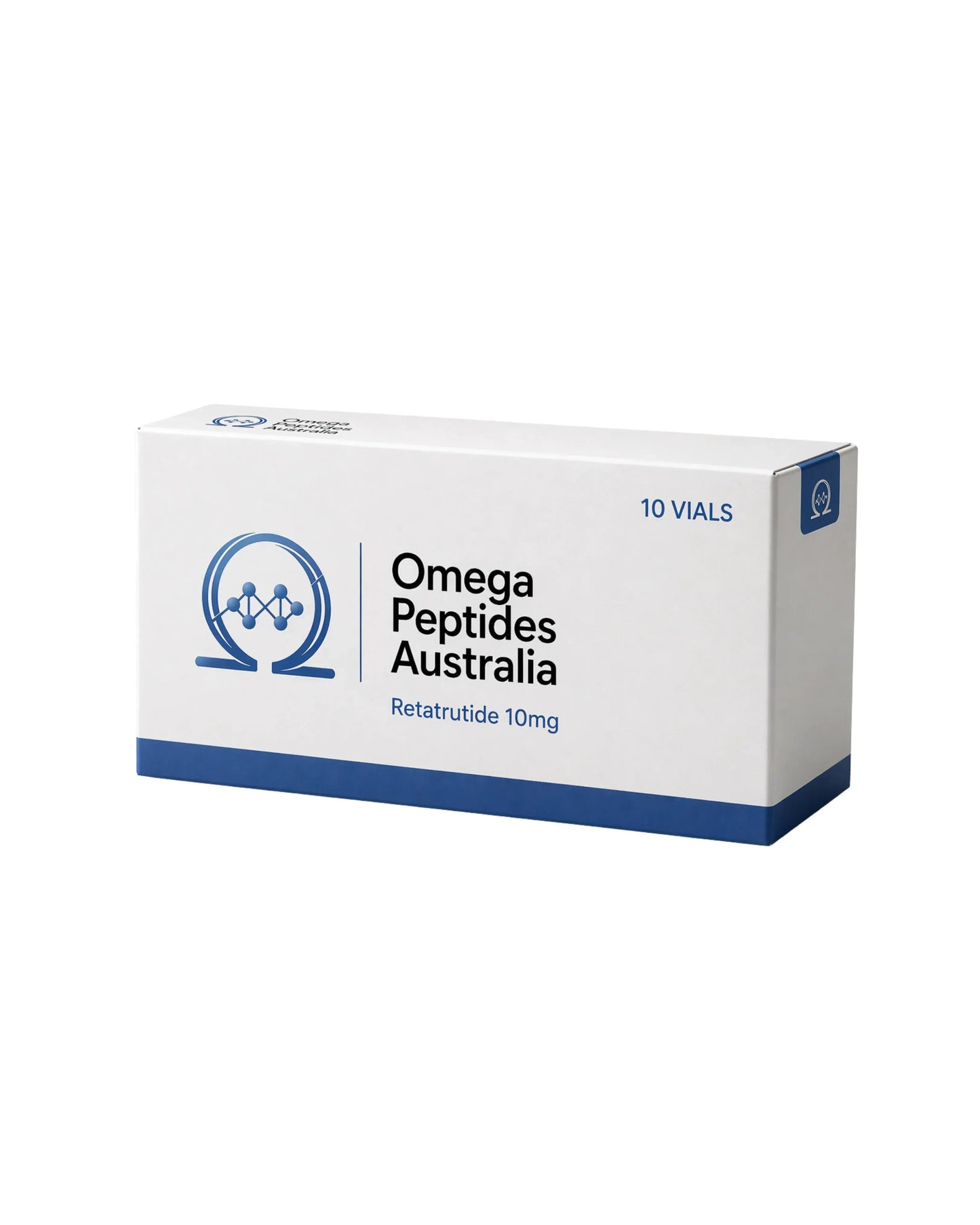 retatrutide_kit 10mg - 10 vials - Omega Peptides Australia
